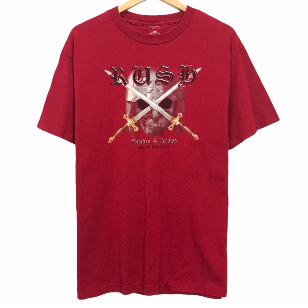 Rush Tour T Shirt L Large Snakes & Arrows 2007